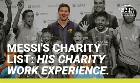 messi charities
